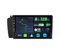 Intégré 4G Dab - 6G+128G - Autoradio pour Volvo XC70 V70 S60 2004-2010 | Android 16 Octa-Core GPS Radio | CarPlay Android Auto Commande au Volant WiFi DSP Bluetooth 360-CAM | QLED 9 Pouces 2 DIN