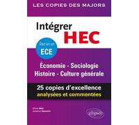Intégrer HEC - ECE - Économie - Sociologie - Histoire - Culture générale - Olivier Attal - Ellipses - broché - Scolaire / Universitaire