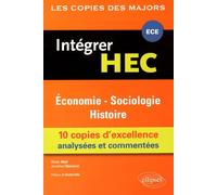 Intégrer Hec - Economie Sociologie Histoire