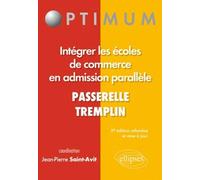 Intégrer les écoles de commerce en admission parallèle - Jean-Pierre Saint-Avit - Ellipses - broché - Scolaire / Universitaire