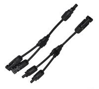 Intégrez facilement votre installation solaire avec 1 paire de connecteurs de branche en Y haute performance (1 à 2)