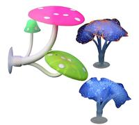 Integrity.1 3 Pièces Feuille de Betta Fish pour Fish Tank Ornement, Plante De Corail pour Aquarium avec Effet Lumineux, Adorn Aspiration Betta Decor, pour Aquarium Réservoir de Poissons