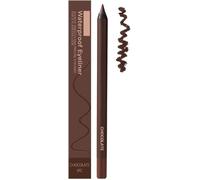 Integrityf Duo Eye-Liner Waterproof 24 Heures, Eye Liner Marron Noir Waterproof, Crayon Marron Yeux, Crayon Noirs Yeux, Sans Décoloration, Lisse Et Facile à Colorer (Chocolat)