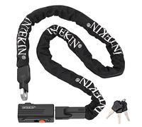 INTEKIN Antivol Chaîne de Sécurité 150cm, Antivol Cadenas Velo avec Chaine d'Épaisseur 8mm, Sécurité élevé Cadenas de Bicyclette avec clé, Chaîne Cadenas Vélo pour Vélos, Motos, trotinette electrique