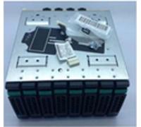 Intel 2U Hot-swap 8x2.5" SAS/NVMe Combo Drive Bay Kit A2U8X25S3PHS 2.5" Carrier panel Noir