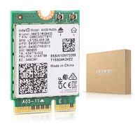 Intel AX201NGW Carte sans Fil Wi-FI 6 M.2 : CNVio2, Bluetooth 5.2, 2400 Mbps 2,4 GHz 5 GHz Adaptateur réseau pour Ordinateur Portable Compatible Windows 10/11 (64 Bits) Linux Chrome OS Uniquement