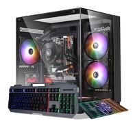 Intel Core i7 Ordinateur de bureau, fonctionnant à une fréquence de 3,4 GHz, carte graphique GTX1660Super avec mémoire vidéo GDDR6 6 Go, 16 Go de RAM DDR4, SSD NVME de 1 To, WiFi 5.0, ventilateur RVB