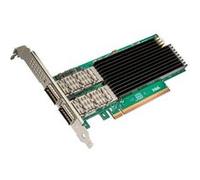 Intel Ethernet Network Adapter E830-CQDA2 - Adaptateur réseau - PCIe 5.0 x8 - 10Gb Ethernet / 25Gb Ethernet / 40Gb Ethernet / 50Gb Ethernet / 100Gb Ethernet QSFP28 x 1 + 200 Gigabit QSFP56 x 1 (pack d