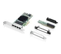 Intel I350-T4 - Adaptateur réseau - PCIe 2.1 - Gigabit Ethernet x 4 - pour ThinkCentre M75t Gen 2; M90; M90s Gen 3; M920; ThinkStation P330 Gen 2; P340; P350; P520 G