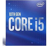 Intel Micro i5 10400 fclga1200 Processeur 10e génération 6 cœurs 2.9ghz 12mb Non Graphics in Box Noir