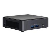 Intel Next Unit of Computing Kit 11 Pro - NUC11TNKv7 - Mini PC Core i7 1185G7 / jusqu'à 4.8 GHz - RAM 0 Go - aucun disque dur - Carte graphique Intel Iris Xe - Gigabit Ethernet, 2.5 Gigabit Ethernet -