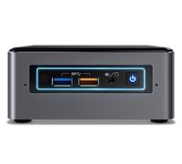 Intel Next Unit of Computing Kit NUC7I3BNHXF - Mini PC - Core i3 7100U / 2.4 GHz - RAM 4 Go - HDD 1 to - HD Graphics 620 - GigE - LAN sans Fil: 802.11a/b/g/n/AC, Bluetooth 4.2 - Win 10 Familiale 64 b , noir