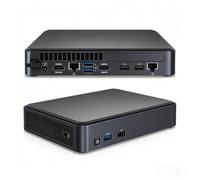 Intel NUC Element Mini PC, 12 générations Core i3-1215U, jusqu'à 4,40 GHz, 16 Go LPDDR5, 256 Go SSD, double HDMI 4K, Dual LAN, Windows 11 Pro, 7,87 x 5,70 x 1,38 pouces