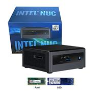 Intel NUC10i5FNHN Mini PC i5-10210U BIS 4,2GHz, 4 Kerne 8 Threads, 16GB RAM, 512GB PCIe SSD, UHD Grafik, WiFi 6, Gigabit Ethernet, HDMI, Win 11 Pro für Büro, Heimkino