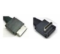 Intel OCuLink Cable Kit AXXCBL800CVCR - Câble interne SAS - 4i MiniLink SAS (SFF-8611) (M) droit pour 4i MiniLink SAS (SFF-8611) (M) angle droit - 80 cm