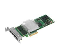 Intel PRO/1000 PT Quad Port LP Server Adapter Adaptateur réseau PCI Express x4 faible encombrement Ethernet/Fast Ethernet/Gigabit Ethernet 10Base-T/100Base-TX/1000Base-T 4 ports