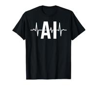 Intelligence Artificielle avec l'IA et l'IA Battement Cardiaque T-Shirt