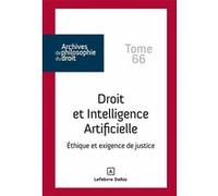 Intelligence artificielle et Droit - Tome 66 René Sève (Auteur)