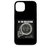 Intelligence Artificielle Miroir Données Self Cyberpunk Grande IA Coque pour iPhone 13