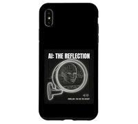 Intelligence Artificielle Miroir Données Self Cyberpunk Grande IA Coque pour iPhone XS Max