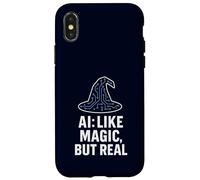 Intelligence Artificielle Tech Humour AI Like Magic But Real Coque pour iPhone X/XS