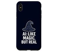 Intelligence Artificielle Tech Humour AI Like Magic But Real Coque pour iPhone XS Max