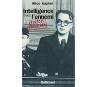 Intelligence avec l'ennemi: Le procès Brasillach