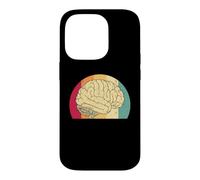 Intelligence Cerveau Pensée Psyché Science Retro Vintage Coque pour iPhone 14 Pro