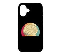 Intelligence Cerveau Pensée Psyché Science Retro Vintage Coque pour iPhone 16
