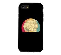 Intelligence Cerveau Pensée Psyché Science Retro Vintage Coque pour iPhone SE (2020) / 7/8