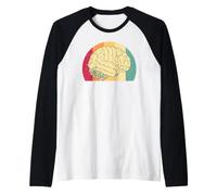 Intelligence Cerveau Pensée Psyché Science Retro Vintage Manche Raglan