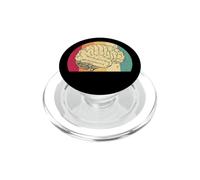 Intelligence Cerveau Pensée Psyché Science Retro Vintage PopSockets PopGrip pour MagSafe