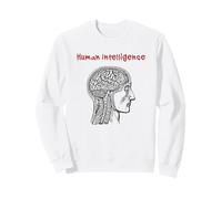 Intelligence Humaine (déclaration Anti-AI) (Graphique Vintage) Sweatshirt