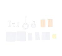 Intelligent Button Pusher Kit | Fingerbot Accessory for Remote Control / Intelligent Home / Automation | Polished Plastic Tools with Wood Block & Adhesive