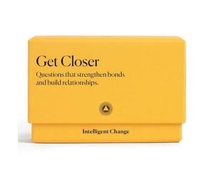 Intelligent Change Let’s Get Closer - Question and Answer Card Game for Adults - Conversation Starters to Strengthen Relationships and Inspire Emotional Intimacy (Social Bonding Game)