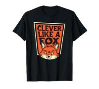 Intelligent comme Un Renard Caninae Renard Roux Canidés Renard Amoureux des Renards T-Shirt