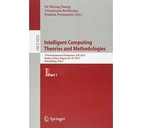 Intelligent Computing Theories And Methodologies