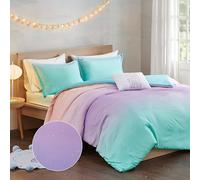 Intelligent Design MI Zone MZ12-0598 Parure de lit Double avec Housse de Couette imprimée à Paillettes métallisées