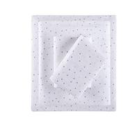 Intelligent Design Parure de lit 3 pièces Douillette et Douce en Flanelle 100% Coton imprimé Animaux, étoiles, Mignonne, Chaude et Ultra Douce pour Temps Froid, lit jumeau, Pois Gris/Roses