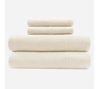 Intelligent Design Parure de lit 3 pièces en Jersey de Coton mélangé Doux et Respirant, Toute Saison, Sensation fraîche et Lisse, Bonnet pour Matelas de 40,6 cm, lit Simple XL, Beige Flocon d’Avoine