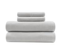 Intelligent Design Parure de lit 3 pièces en mélange de jersey de coton, doux et respirant, pour toutes les saisons, sensation fraîche et lisse, poche profonde pour matelas jusqu'à 40,6 cm, lit simple