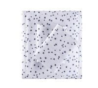 Intelligent Design Parure de lit 4 pièces en Flanelle 100% Coton, imprimée, Douce et Chaude, idéale pour Temps Froid, Motif étoiles Bleues, pour lit Double