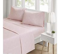 Intelligent Design Parure de lit Confortable, en Microfibre Infroissable, avec Poche de 30,5 cm, Moderne, pour Toutes Les Saisons, taie d'oreiller Assortie, Grand lit, Chats Roses Fantaisie