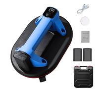 Intelligent Display Industrial Grade Electric Vacuum Suction Cup 250KG Load Heavy Duty Granite Tile Glass Lifter 2000mAh Battery (2 BATTERY)