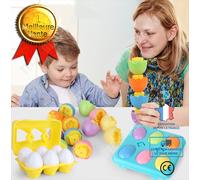 Intelligent D'oeufs Tordus De Reconnaissance D'oeuf Couleur Jouet Éducatif De Simulation D'éducation Précoce Pour Enfants