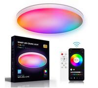 Intelligent Plafonnier LED RGB Alexa APP/ Télécommande Contrôle WiFi Bluetooth 30W