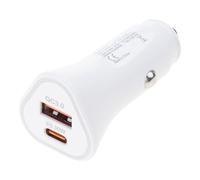 Intelligent38W Chargeur de voiture portable double USB Adaptateur de charge efficace pour appareils simultanés Charge efficace et sûre