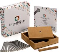 intelliGio Nagelrätsel by ideen.kollektiv - jeu de casse-tête en bois, jeu d'adresse, stimule la pensée logique, la concentration & la patience