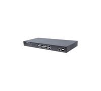 Intellinet 16-Port Gigabit Ethernet PoE+ Web-Managed Switch with 2 SFP Ports - commutateur - 16 ports - Géré - Montable sur rack