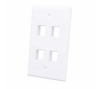Intellinet 163316 Plaque de commutation et obturateur Blanc